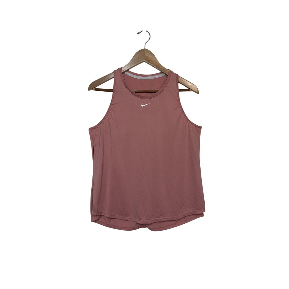 Nike Dri-FIT Tank Top Womens Large Pink DD0636-618 Racerback Activewear